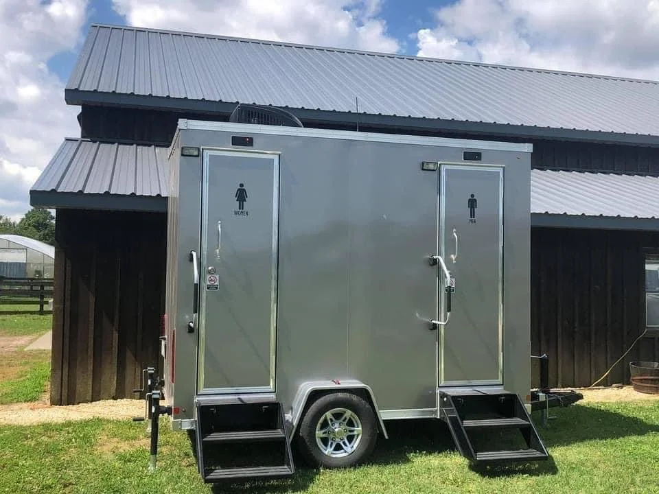 Lil+Country+Restroom+Trailer+Exterior+2023 "Lil Country" Premium Bathroom Trailer by Maryland Restroom Rentals