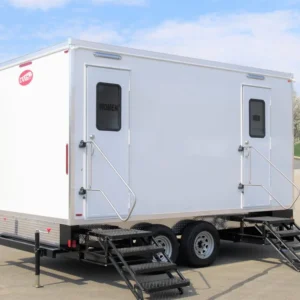 2-Person Trailer "Chesapeake" Model by Maryland Restroom Rentals Exterior