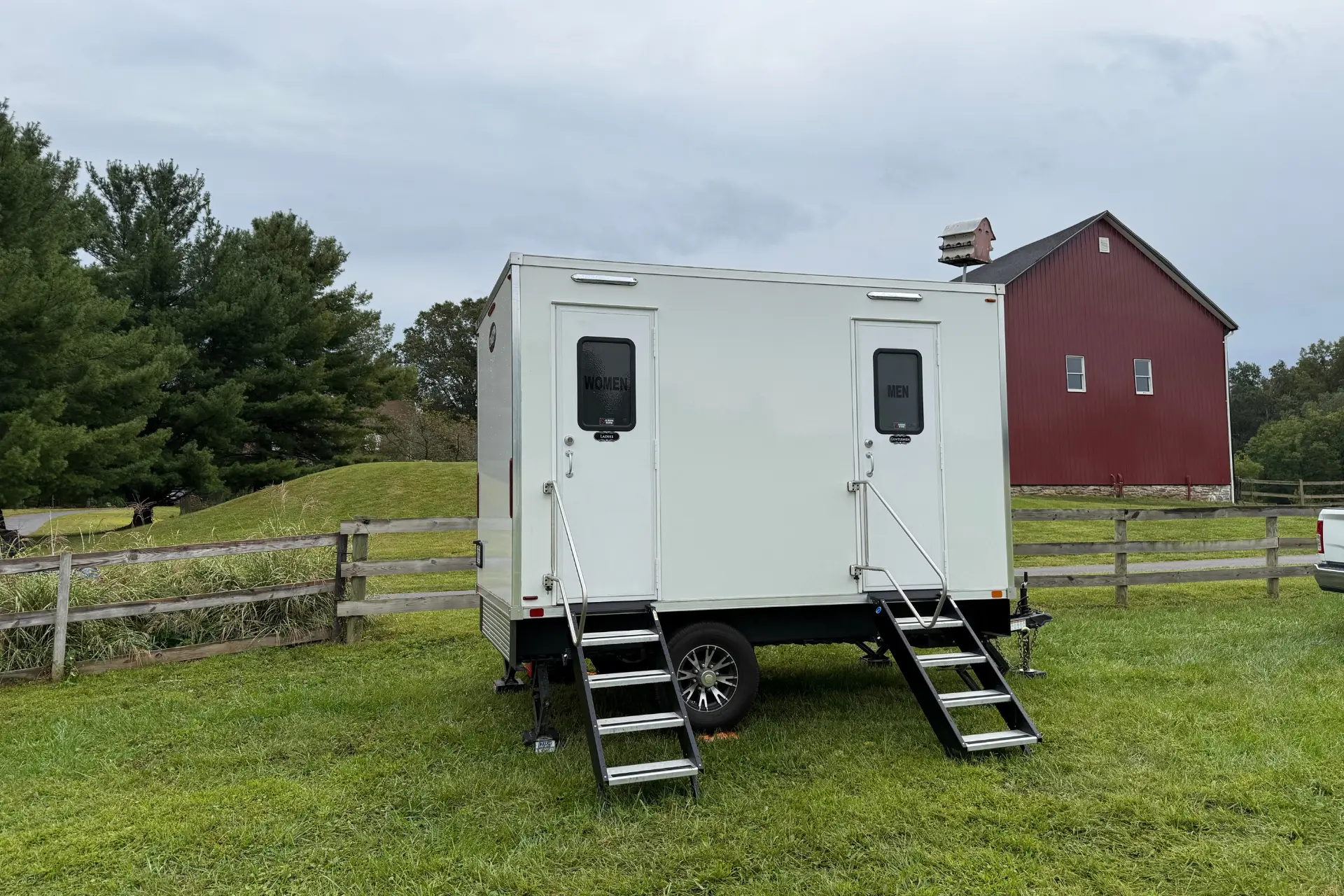 Chester Bathroom Trailer Rental by Maryland restroom rentals